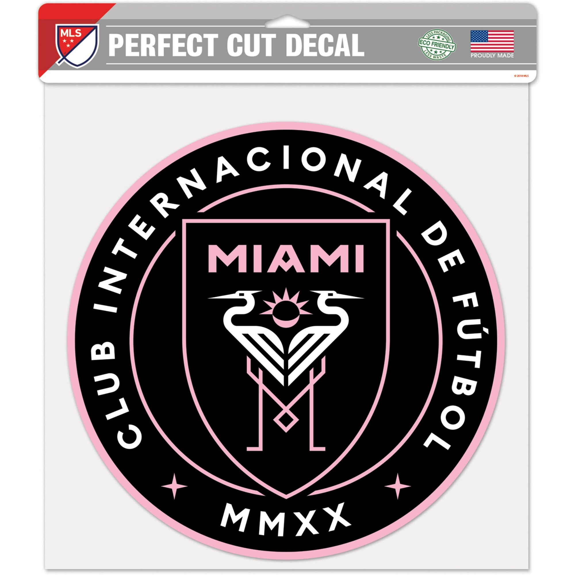 Inter Miami CF WinCraft Perfect Cut Decal - 12"