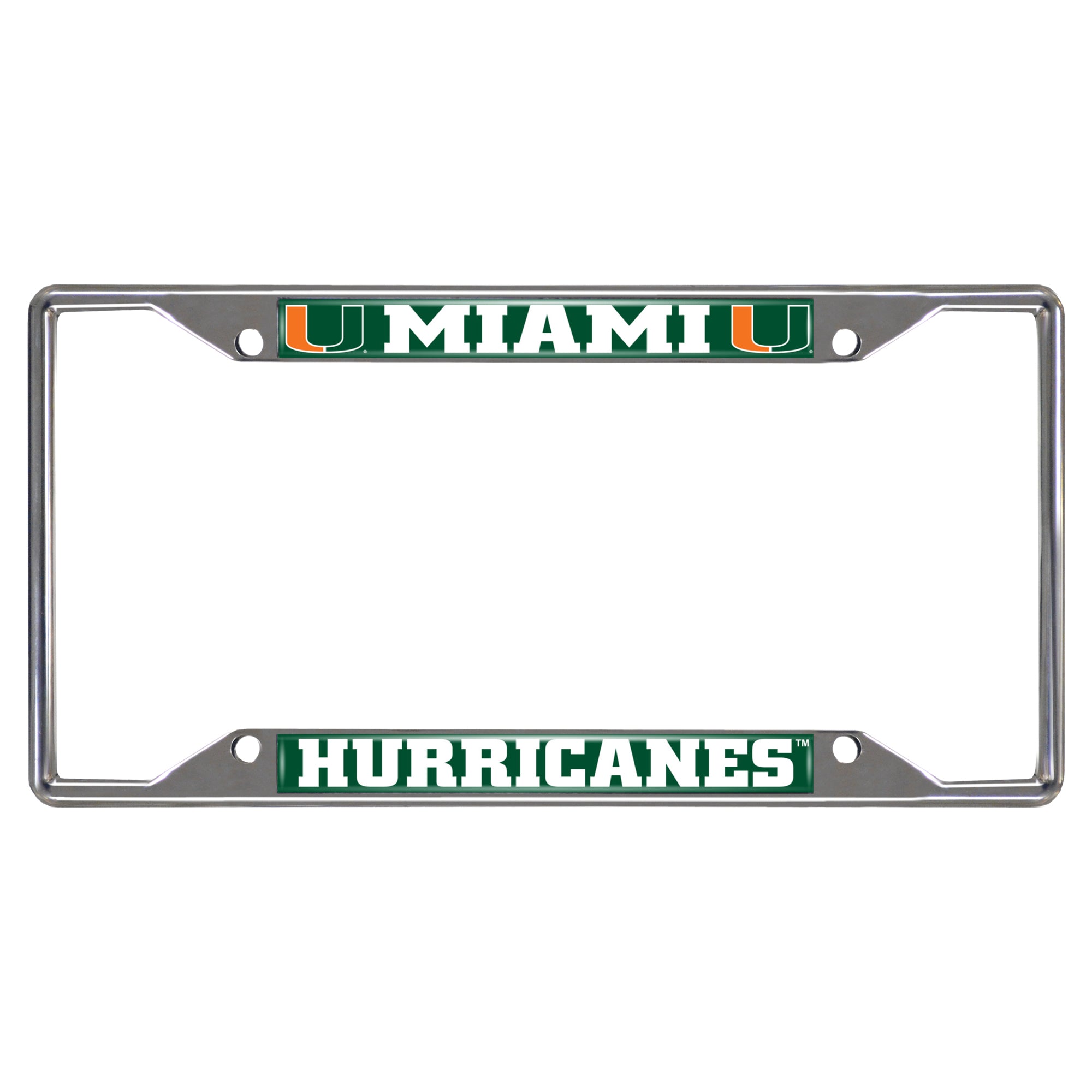 Miami Hurricanes License Plate / Tag Frame