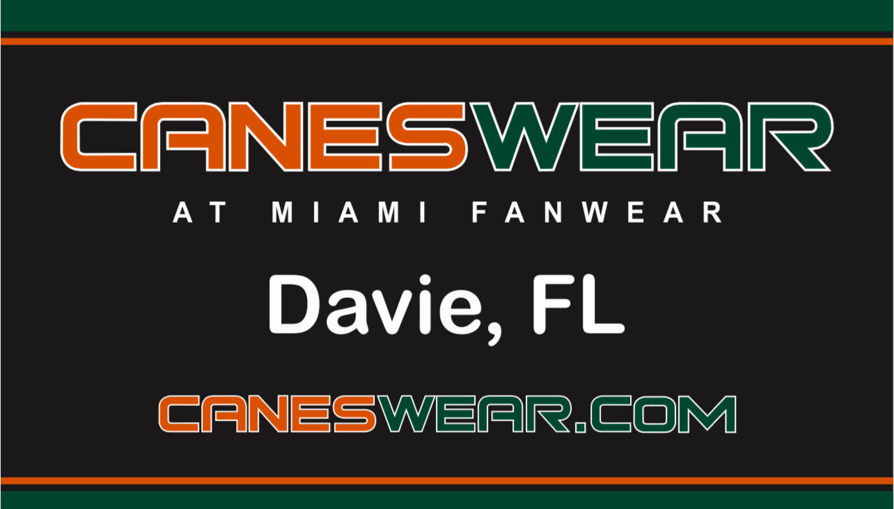 CanesWear 3' x 5' Silk Screened Flag - Black