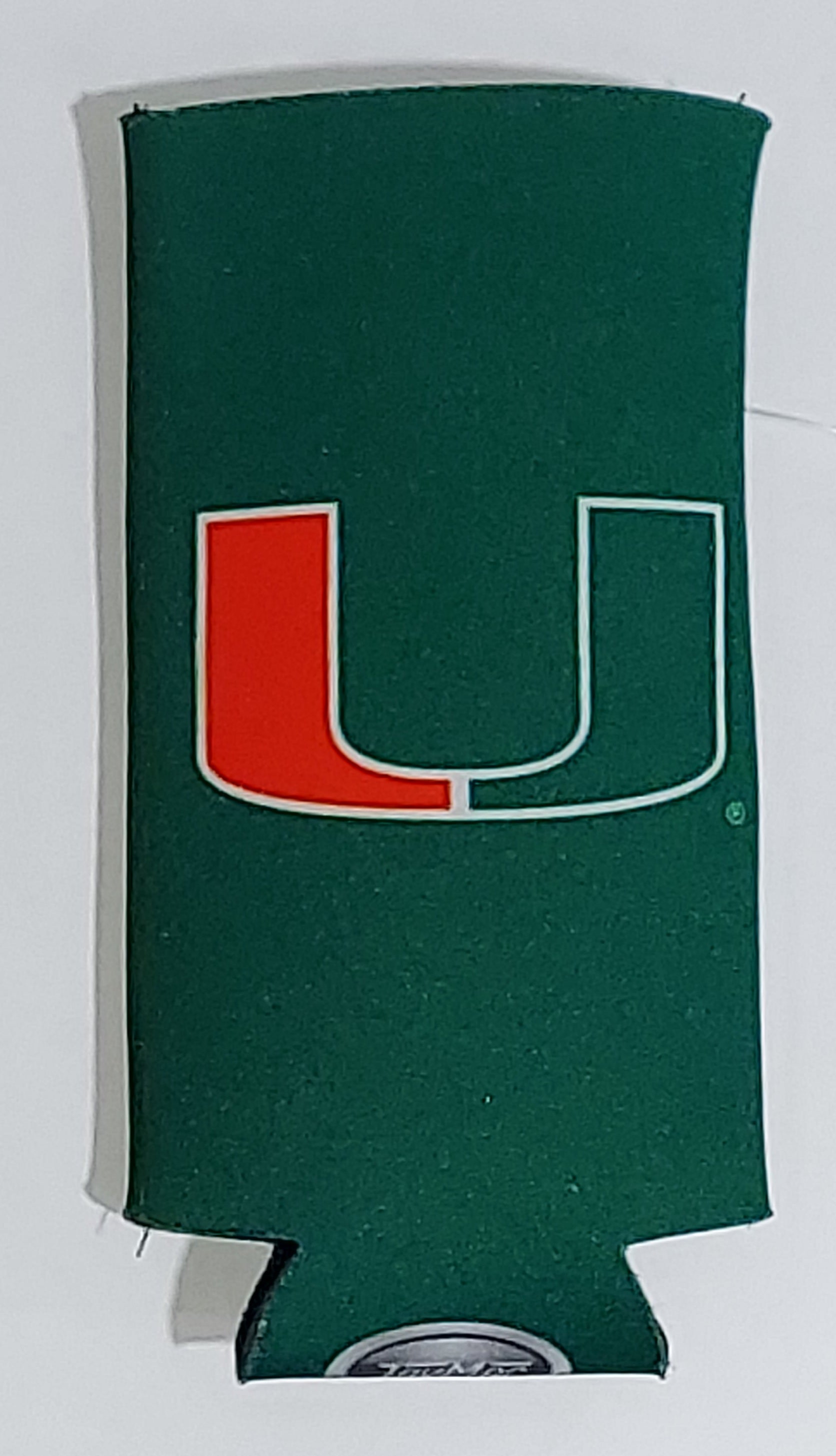 Miami Hurricanes Slim Can Koozie - Green