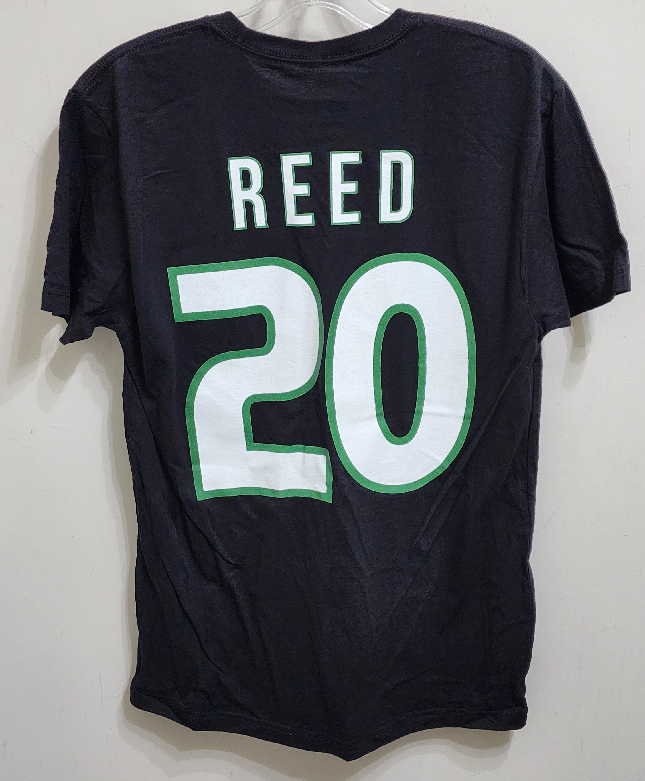 Miami Hurricanes Dyme Lyfe Ed Reed Art T-Shirt - Black