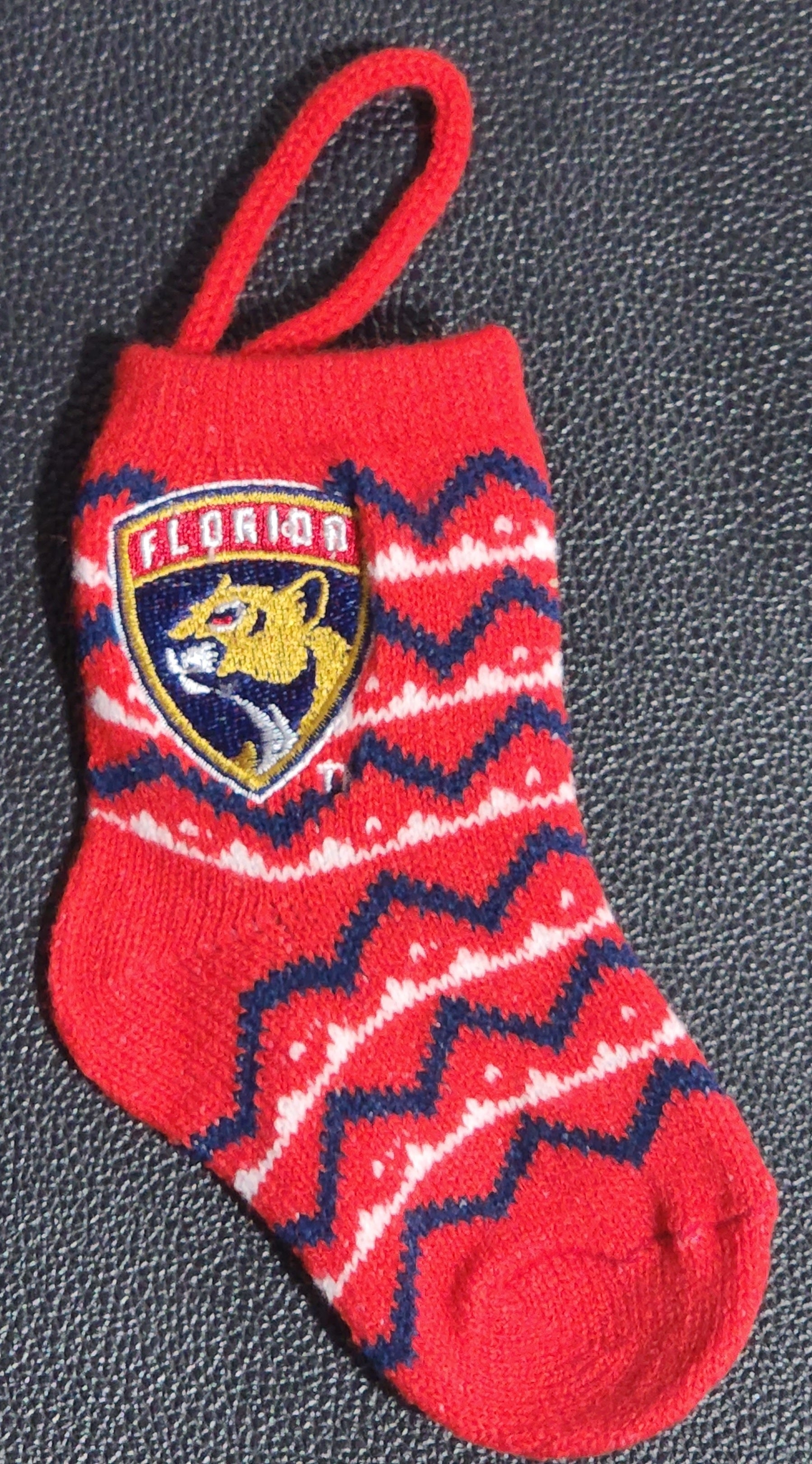 Florida Panthers Mini Knit Stocking Ornament