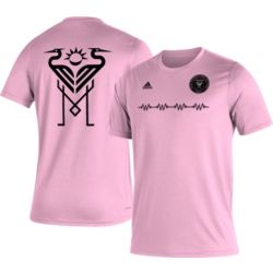 Inter Miami CF adidas Heartbeat Creator T-Shirt - Pink