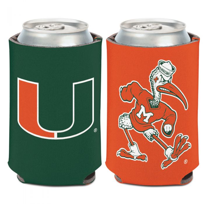 Miami Hurricanes 2-Sided Sebastian/U Can Koozie