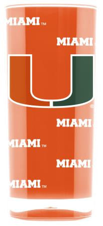 MIAMI HURRICANES INSULATED SQUARE TUMBLER