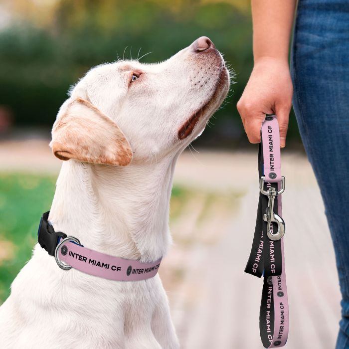 Inter Miami CF 2-Sided Dog Leash - Pink/Black