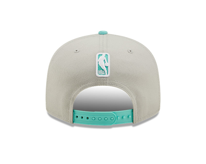 Miami Heat New Era Color Pack 9Fifty Snapback Hat - Grey/Mint