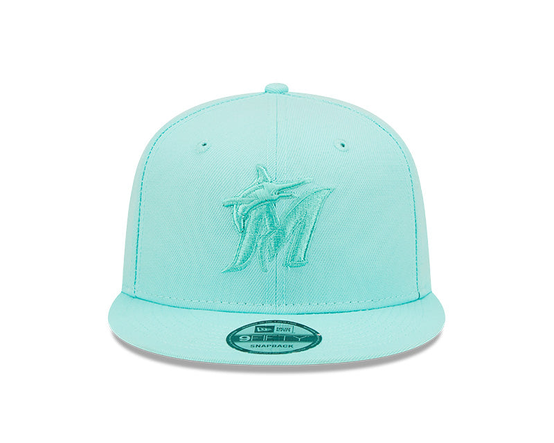 Miami Marlins New Era Color Pack 9Fifty Snapback Hat - Mint