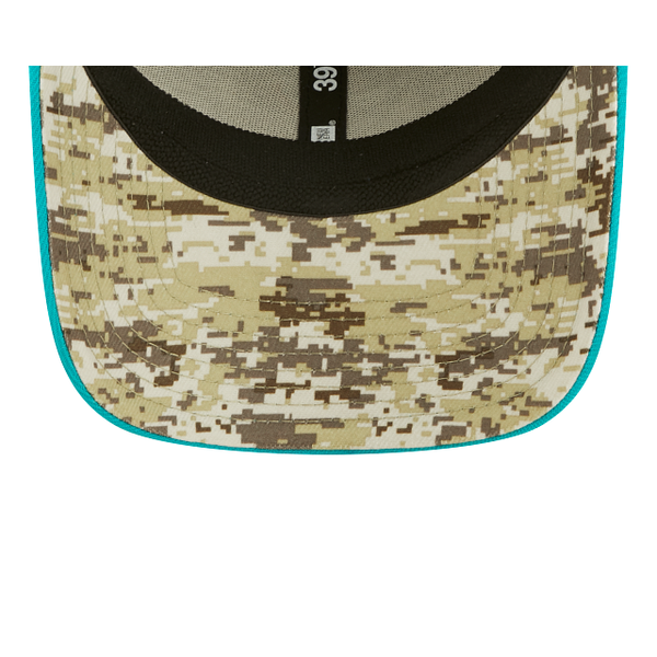 Miami Dolphins New Era 2022 Salute to Service 39Thirty Flex Hat