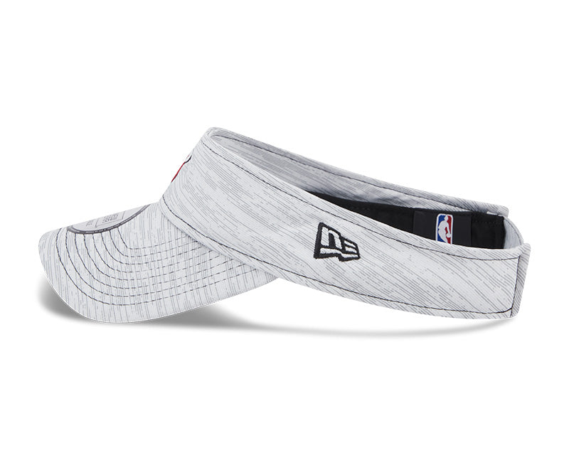 Miami Heat New Era Distinct Adjustable Visor - Grey