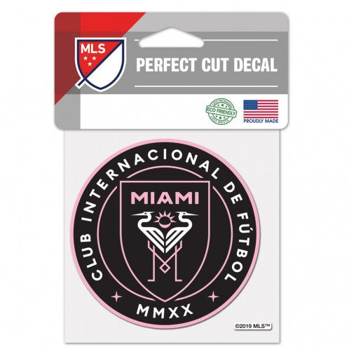 Inter Miami CF MLS Perfect Cut Decal - 8" x 8"