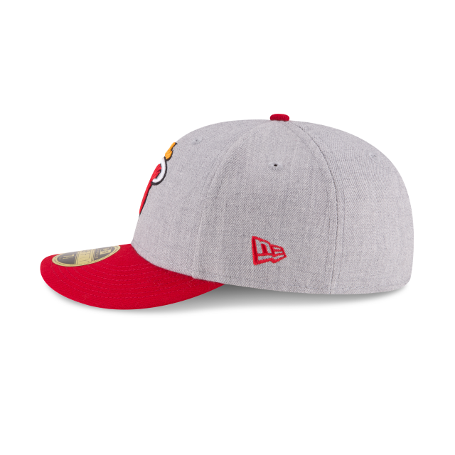 Miami Heat New Era Heathered 59FIfty Fitted Hat