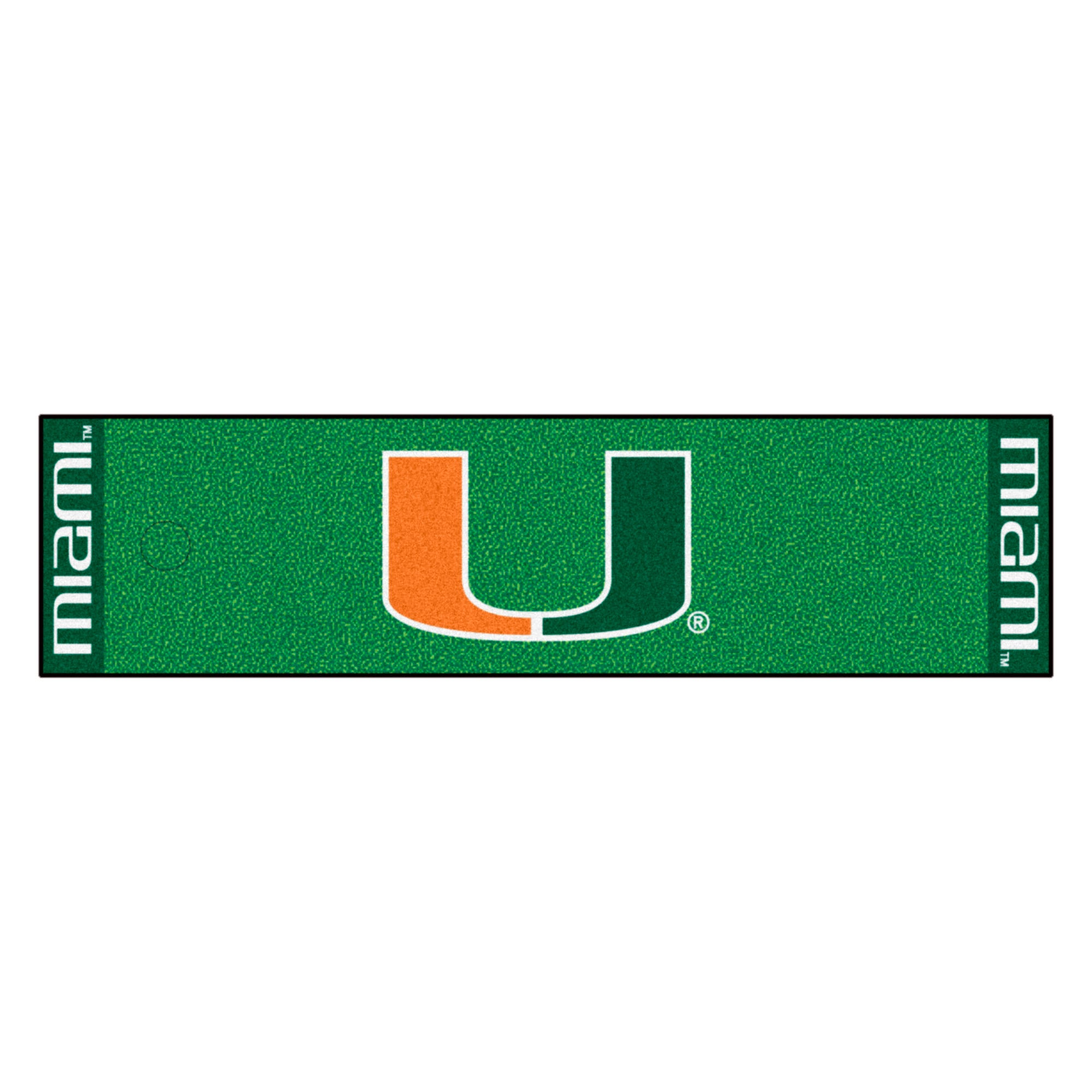 Miami Hurricanes Putting Green Mat 18"x72"