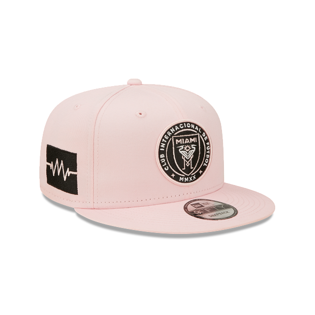 Inter Miami CF New Era 9Fifty Heartbeat Snapback Hat - Pink