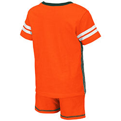 Miami Hurricanes Colosseum TODDLER BOY'S HALIFAX SET - ORANGE /GREEN
