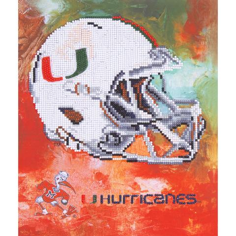Miami Hurricanes Team Pride Diamond Painting Craft Kit