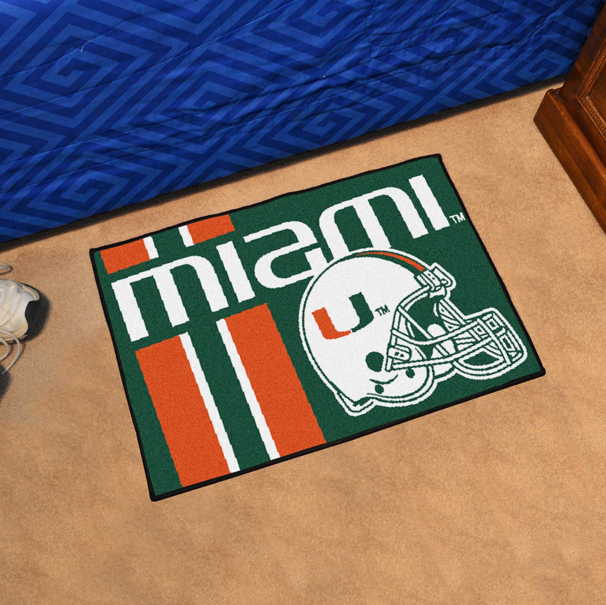 Miami Hurricanes Uniform Starter Mat 19"x30"