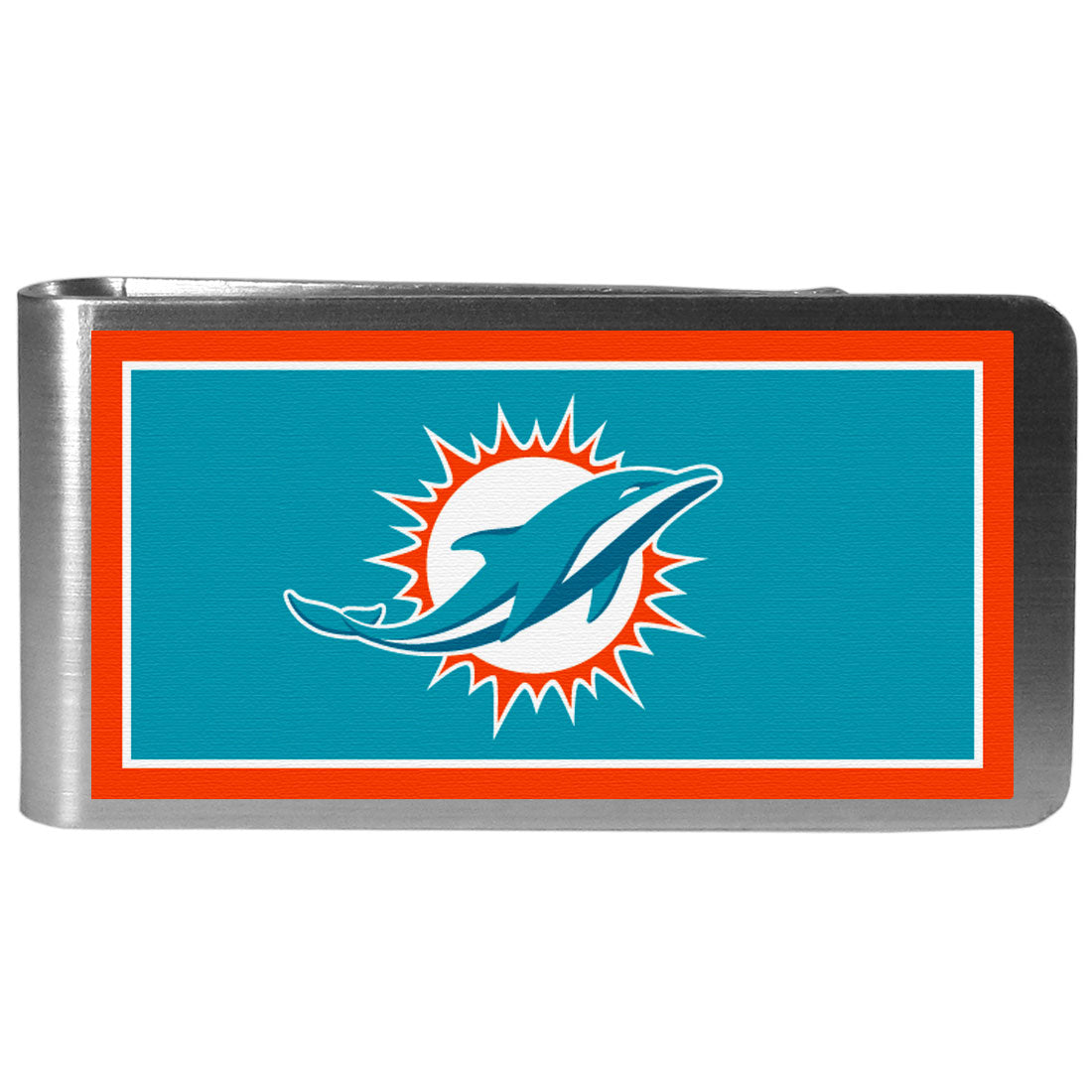 Miami Dolphins Steel Logo Money Clip