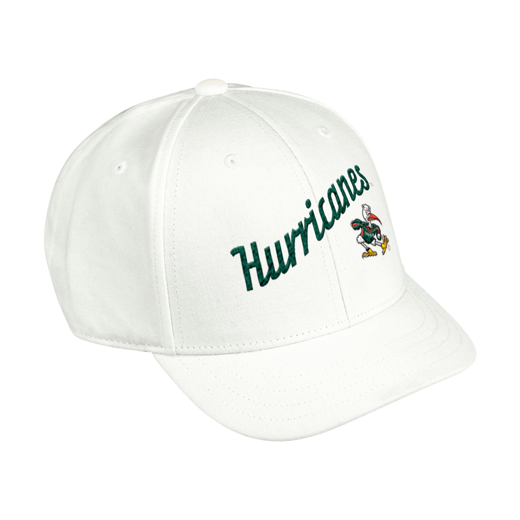 Miami Hurricanes adidas Women's Short Billed Adjustable Hat - White