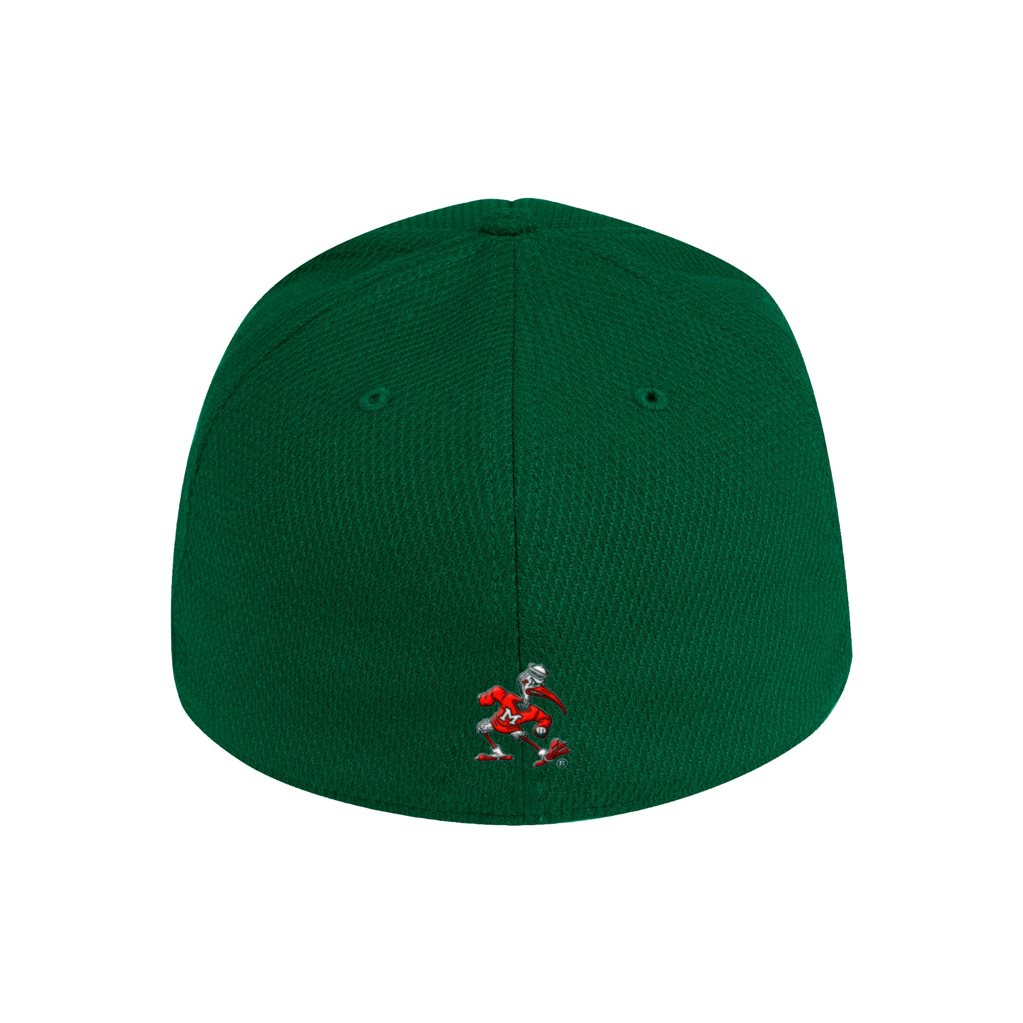 Miami Hurricanes adidas Coaches Structured Stretch Flex Hat - Green
