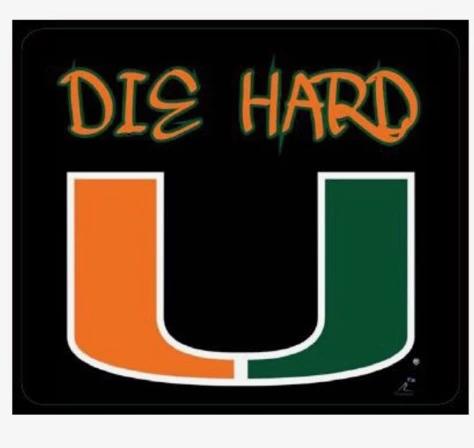 Miami Hurricanes Flippy Magz Die Hard All About Reversible Magnet