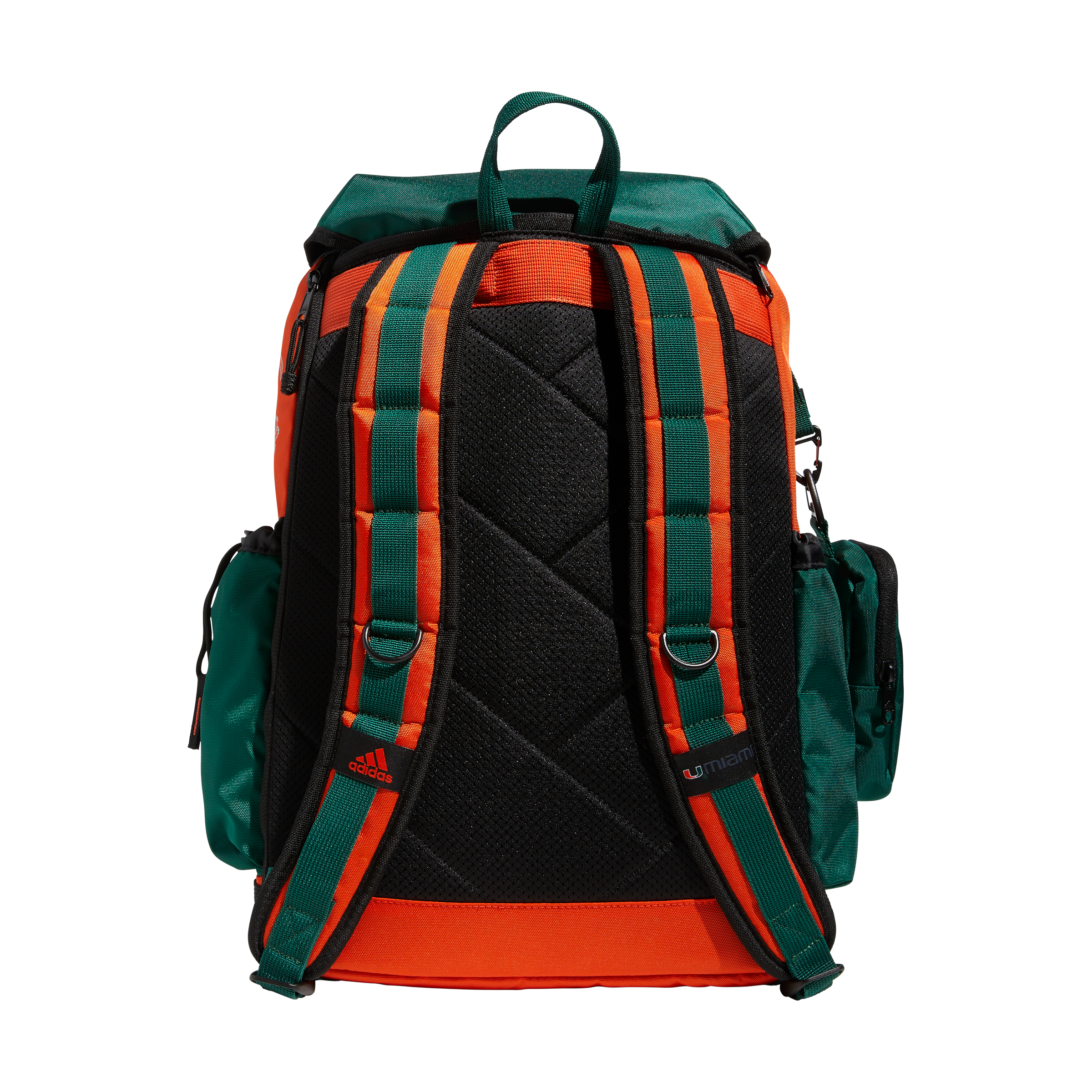 Miami Hurricanes adidas Utility Premium Backpack - Orange