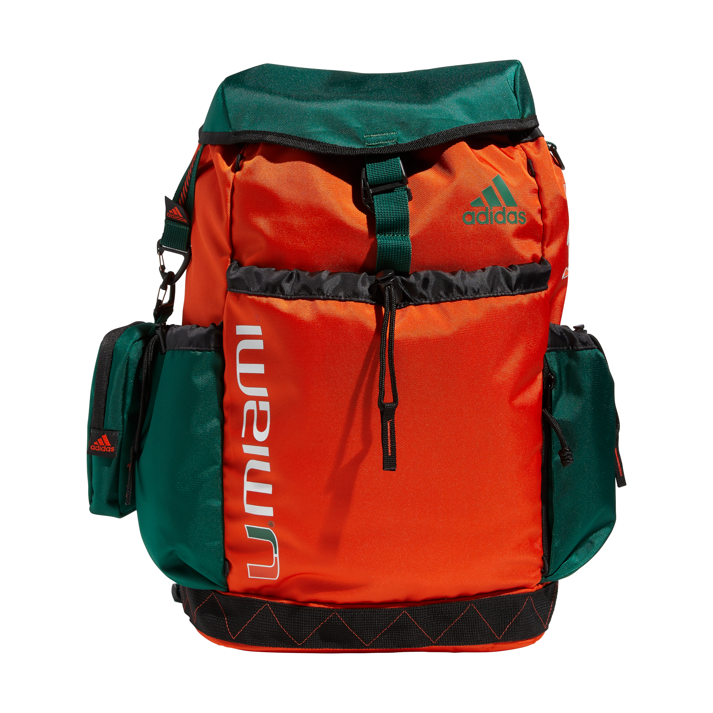 Miami Hurricanes adidas Utility Premium Backpack - Orange