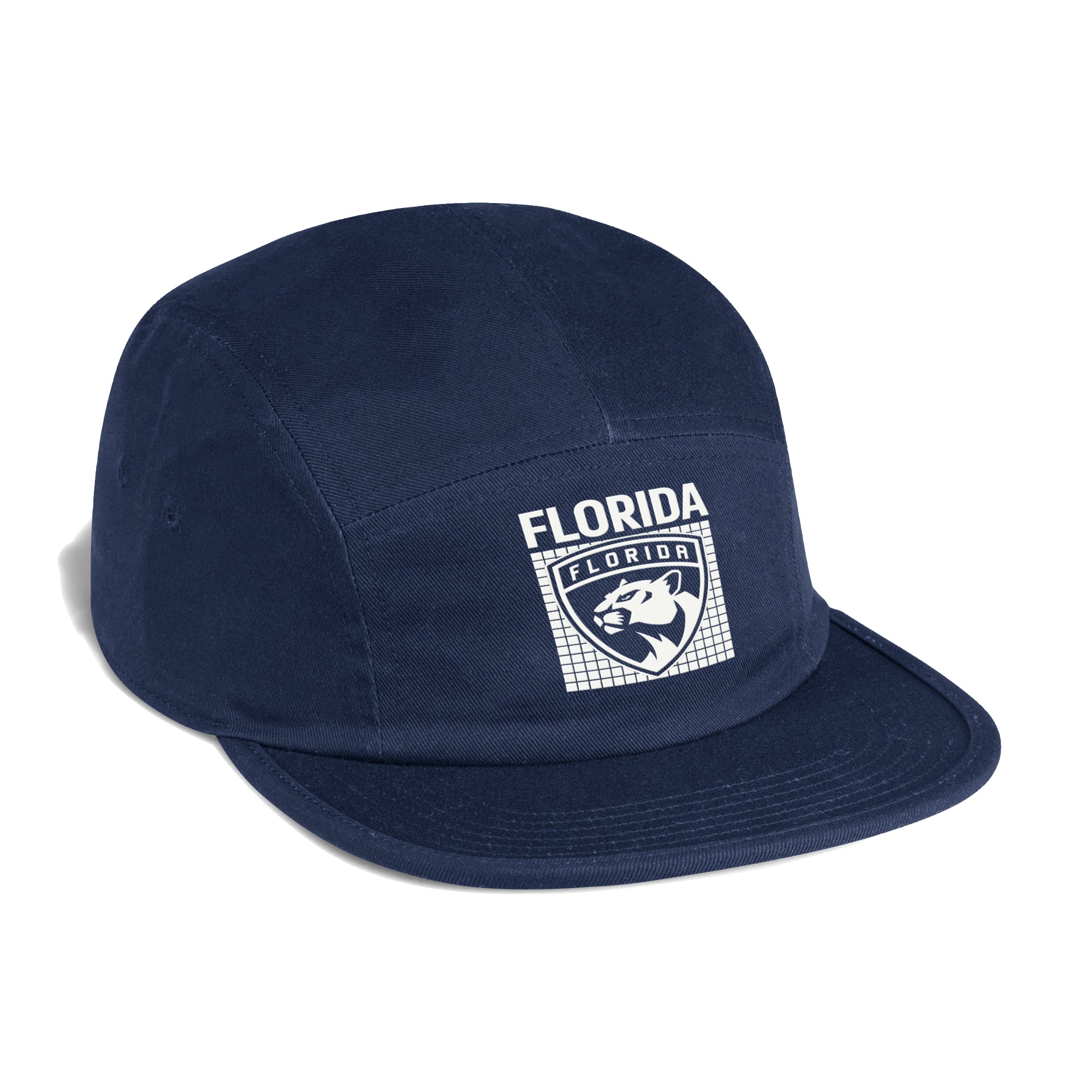Florida Panthers adidas 5 Panel Hat - Navy