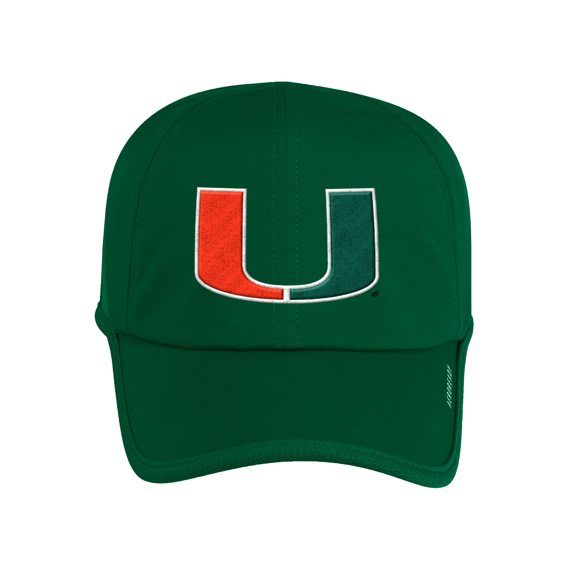 Miami Hurricanes adidas Superlite Adjustable Hat - Green
