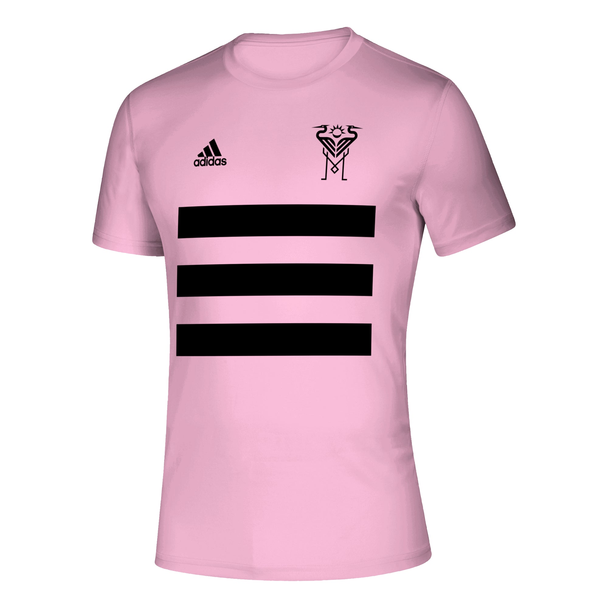Inter Miami adidas Creator S/S Men's Three Stripes T-Shirt - Pink