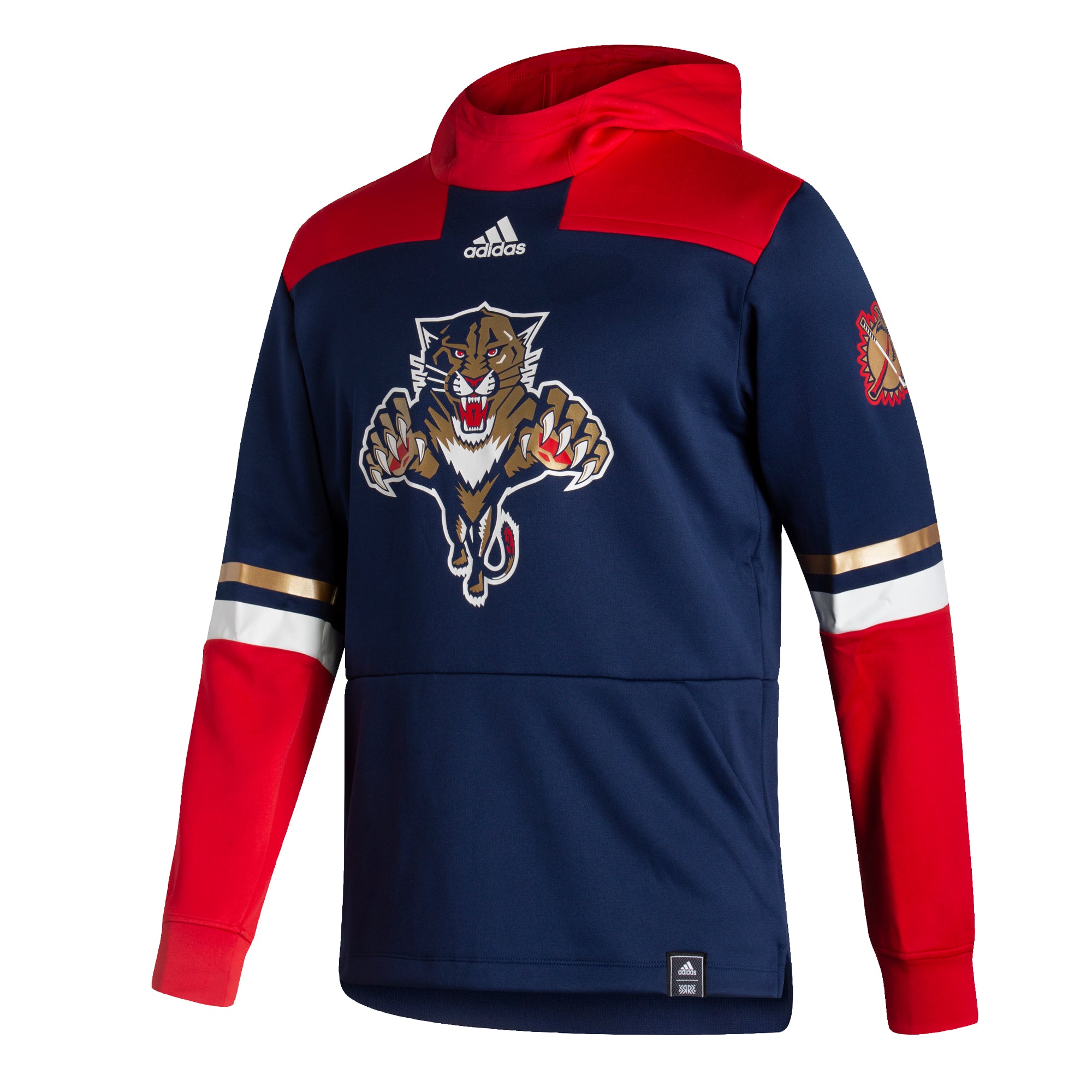 Florida Panthers Adidas Retro Under the Lights Pullover Hoodie - Navy