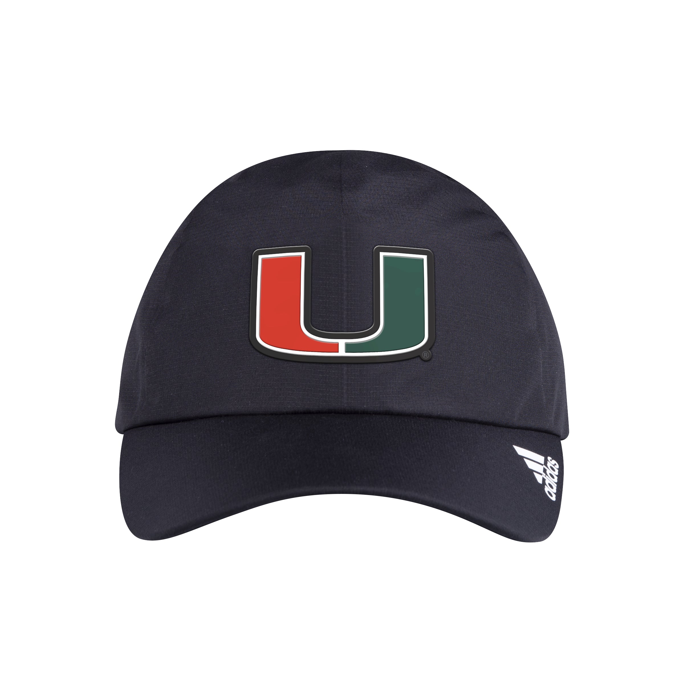 Miami Hurricanes adidas Waterproof Adjustable Hat Black
