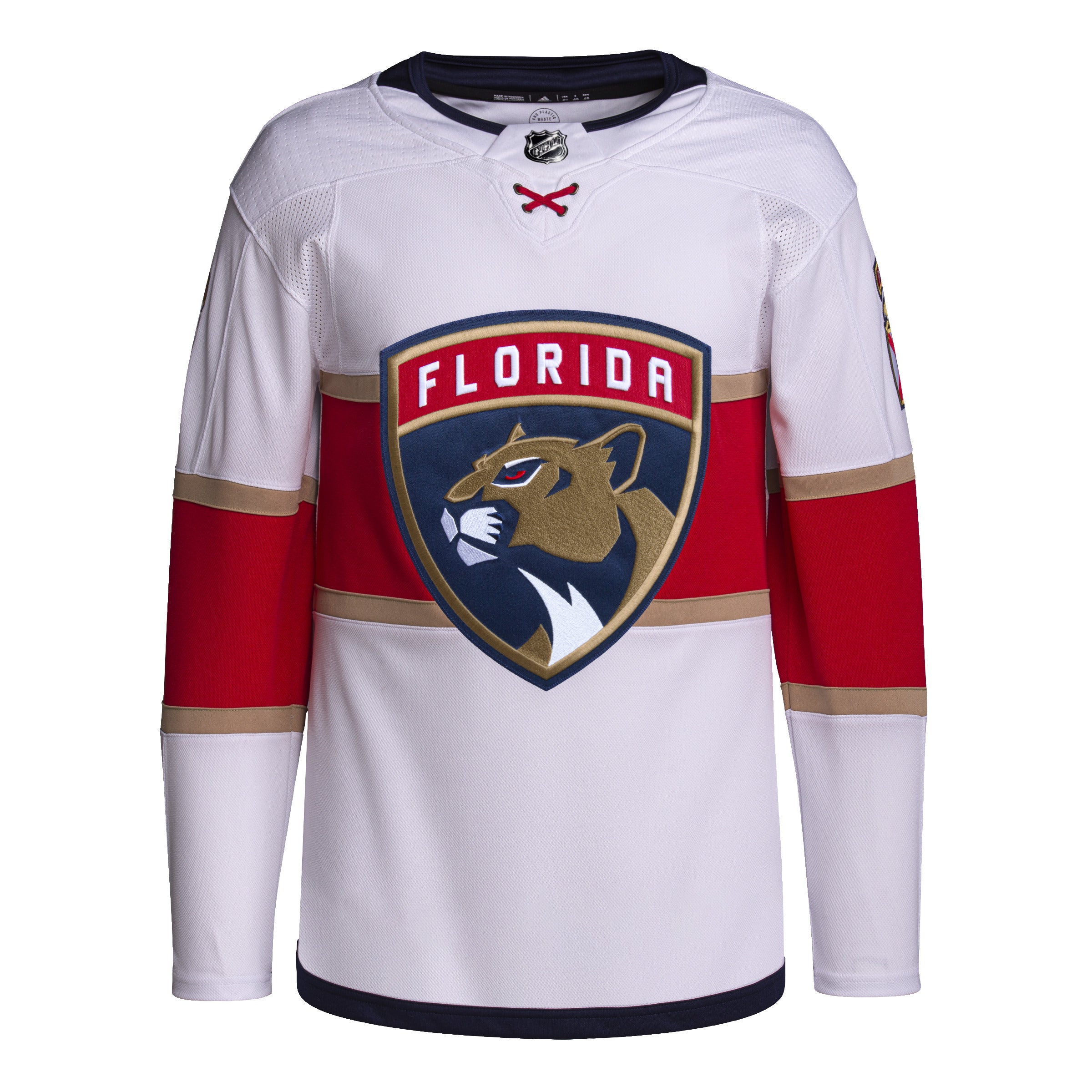 Florida Panthers Adidas Away Authentic Jersey - White 44 (XS)