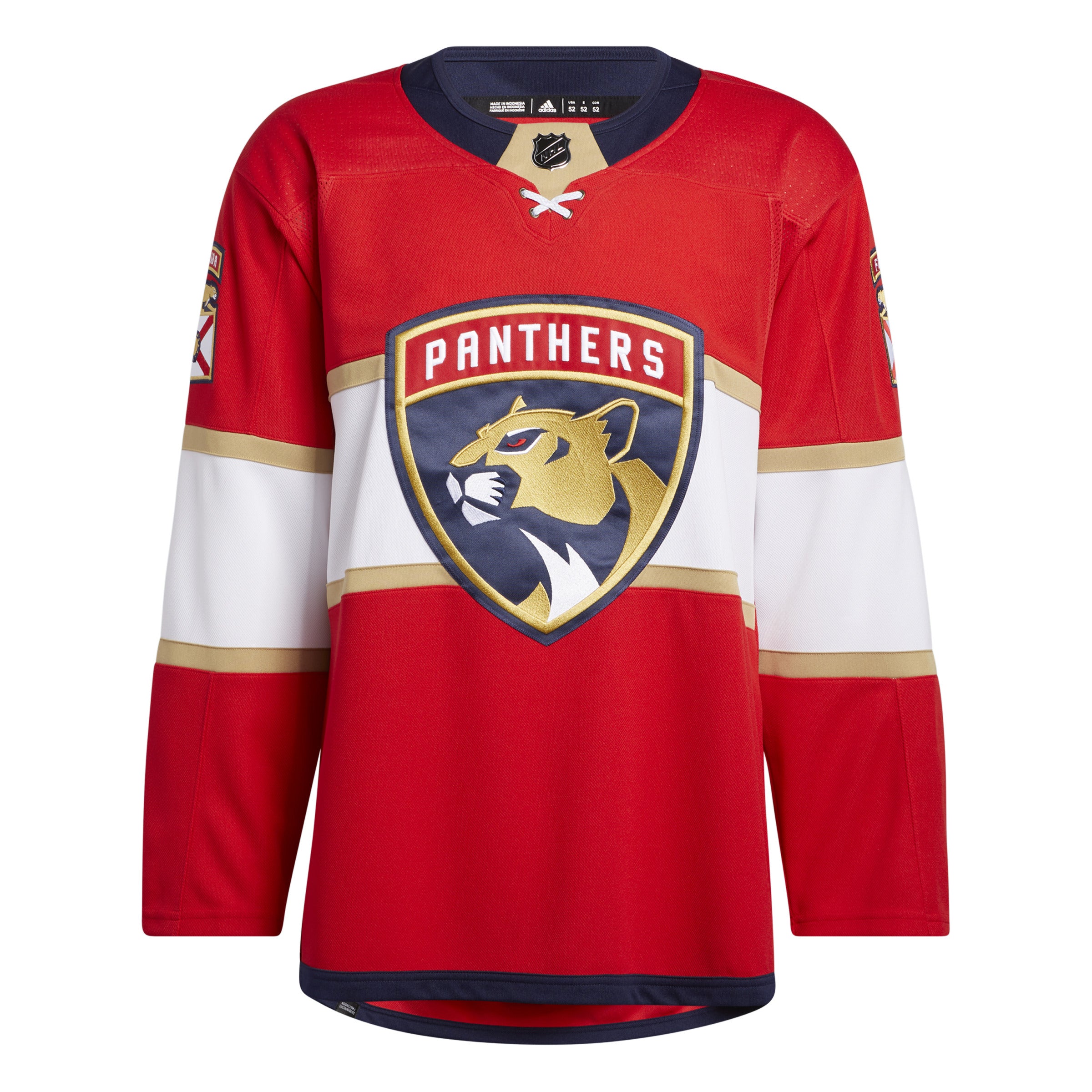 Florida Panthers Adidas St. Patrick's Day Authentic Jersey 50 (M)