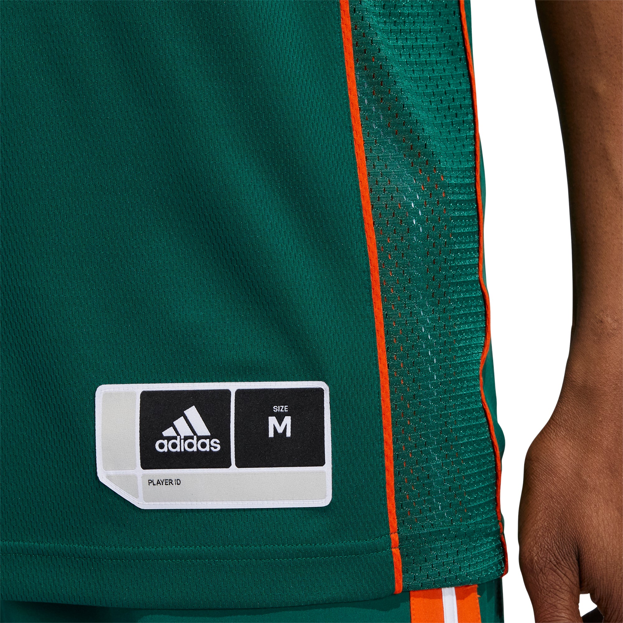 Miami Hurricanes adidas Swingman Basketball Jersey - Green