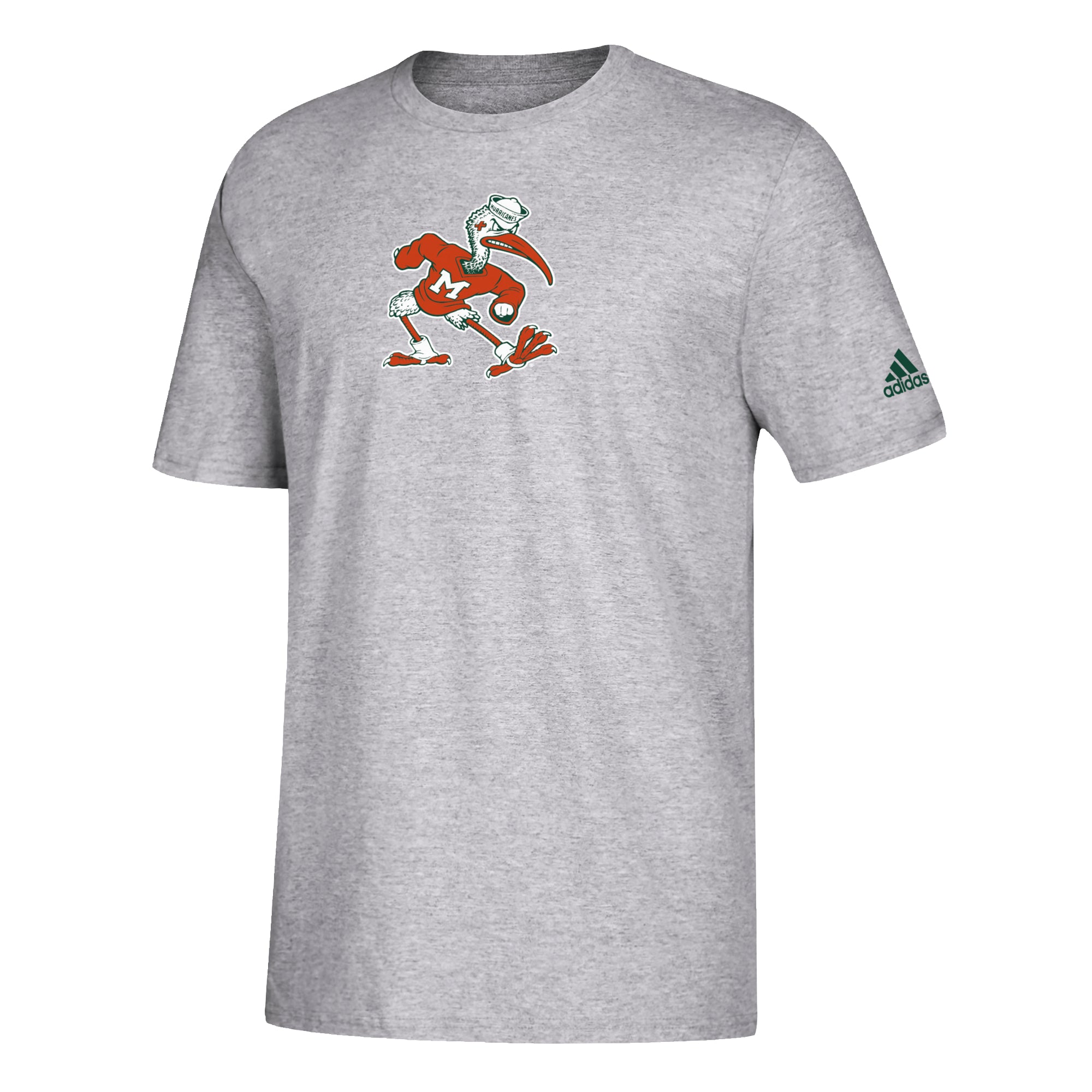 Miami Hurricanes 2022 adidas Youth Sebastian Amplifier T-Shirt - Grey