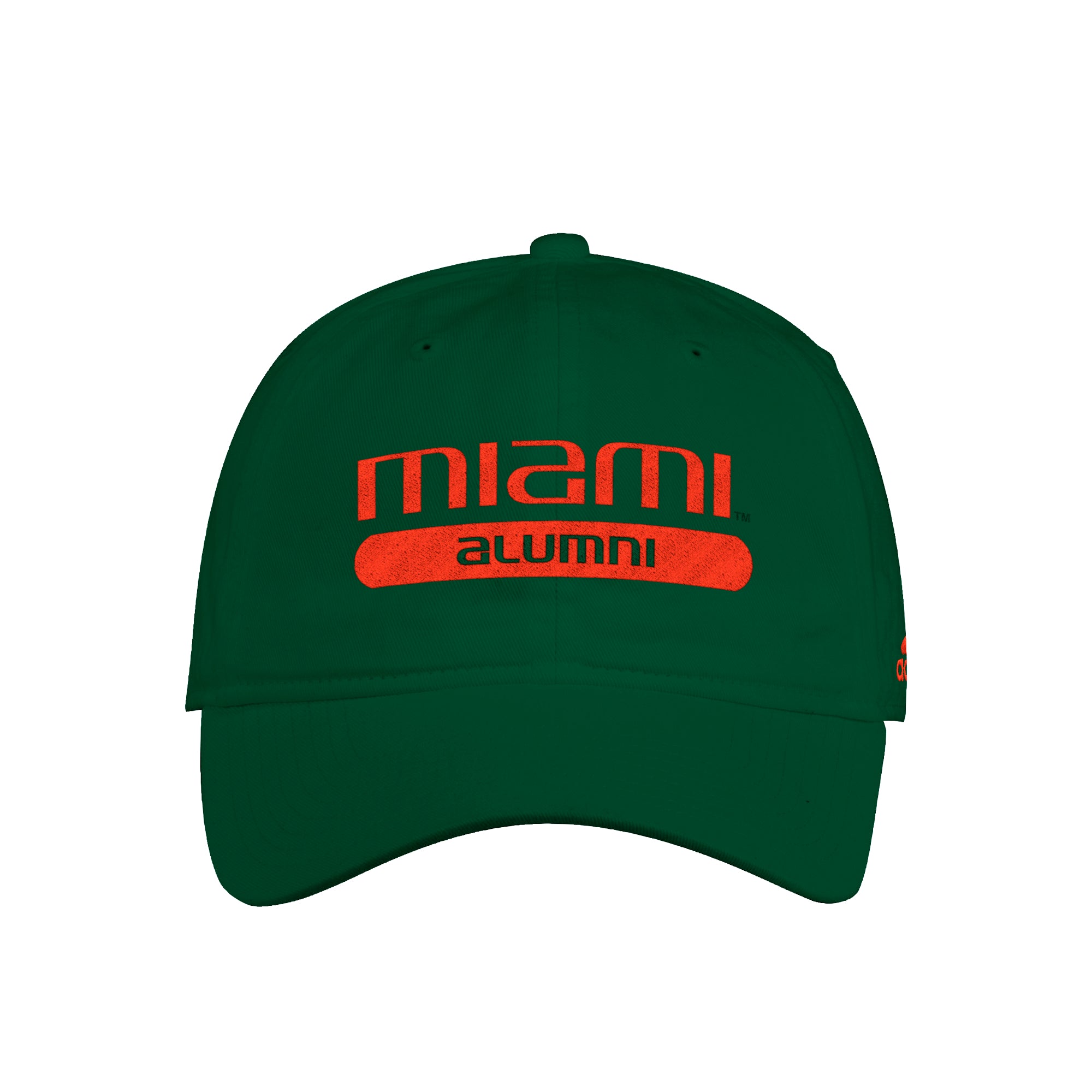 Miami Hurricanes adidas Miami Alumni Slouch Adjustable Hat - Green