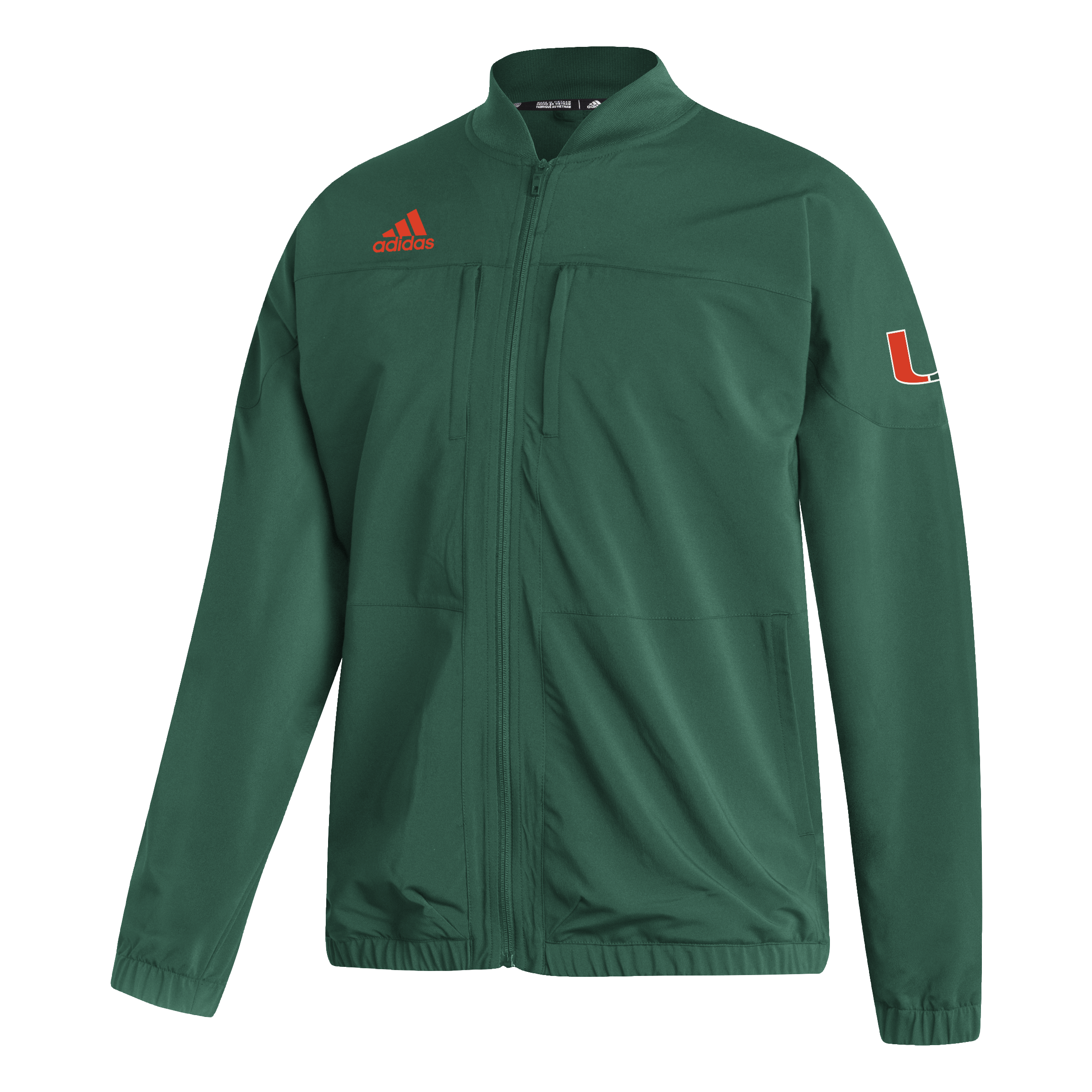 Miami hurricanes adidas jacket hotsell