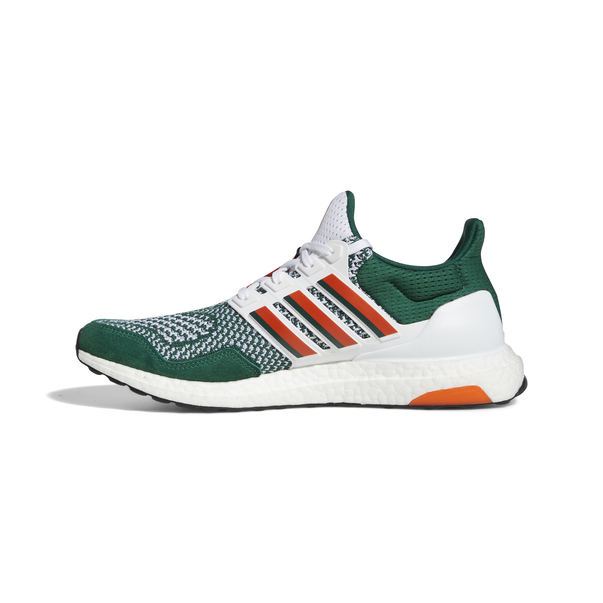 Miami Hurricanes adidas Ultraboost 1.0 Shoe / Sneakers - Green/Orange