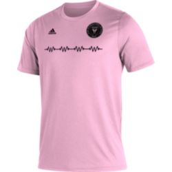 Inter Miami CF adidas Heartbeat Creator T-Shirt - Pink