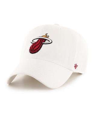 Miami Heat '47 Brand Clean Up Adjustable Hat - White