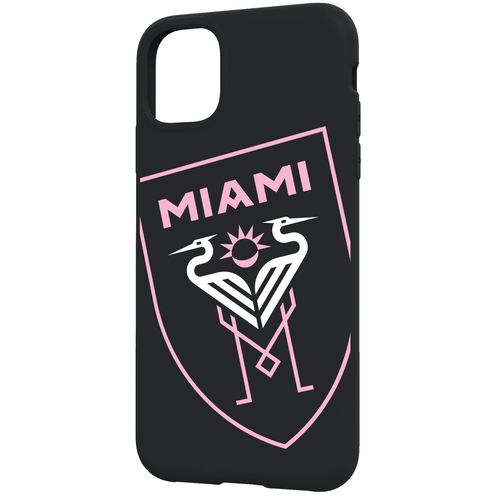 Inter Miami CF Tilted Shield Logo Cellphone Case - Black