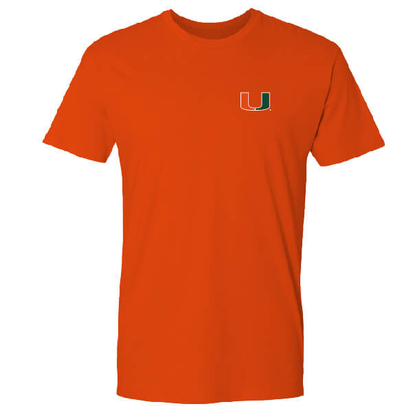 Miami Hurricanes FLOGROWN Youth Blue Skies Flag T-Shirt - Orange