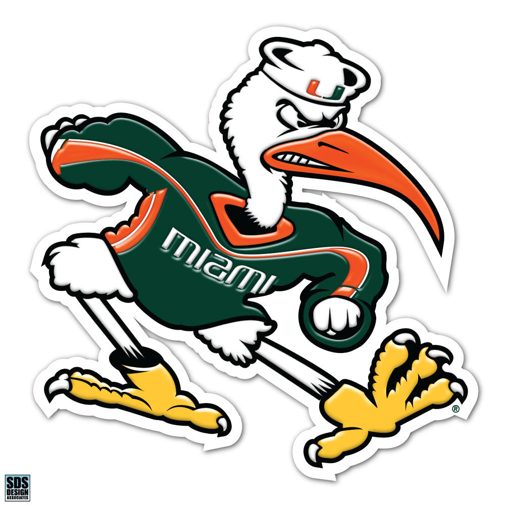 Miami Hurricanes Ibis Wall Graphic 25" - CanesWear at Miami FanWear Decals & Stickers SDS Design Associates CanesWear at Miami FanWear