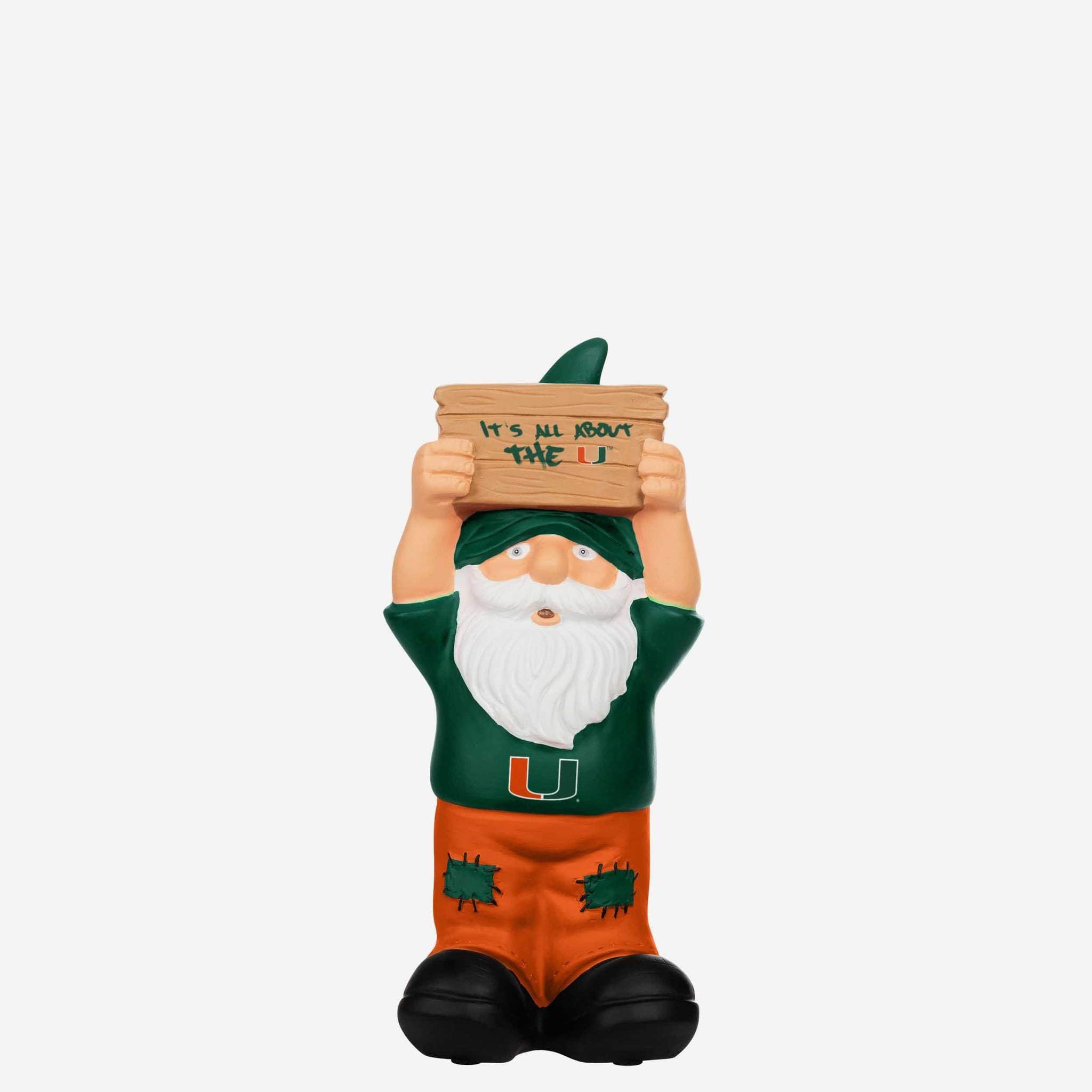 Miami Hurricanes Slogan Sign Mini Team Gnome