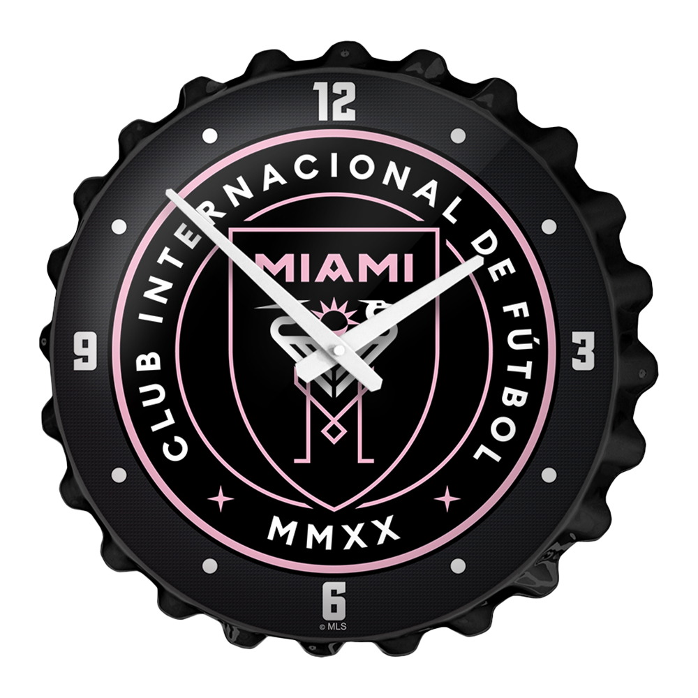 Inter Miami CF: Bottle Cap Wall Clock