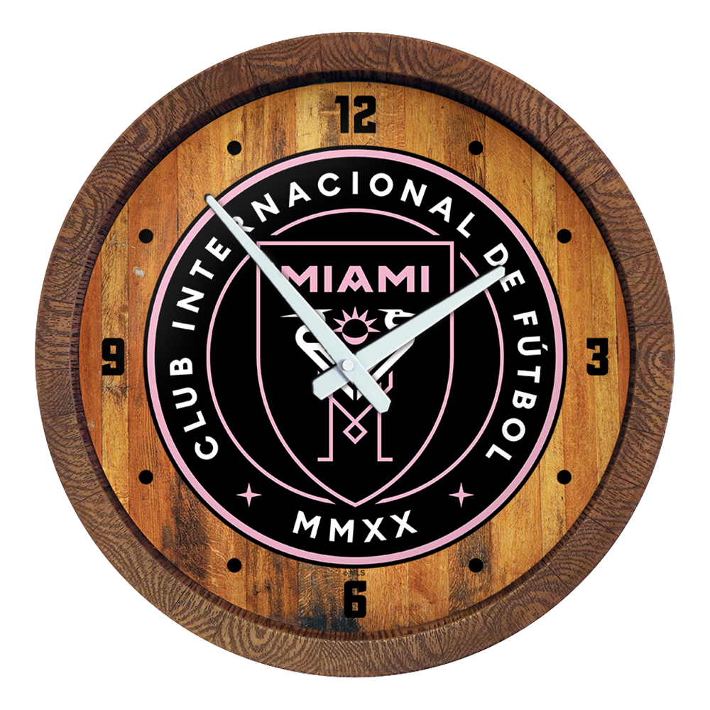 Inter Miami CF: "Faux" Barrel Top Clock