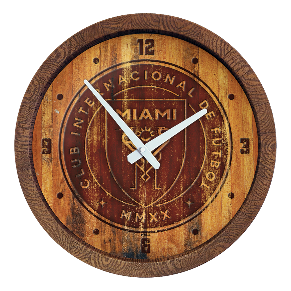 Inter Miami CF: Branded "Faux" Barrel Top Clock