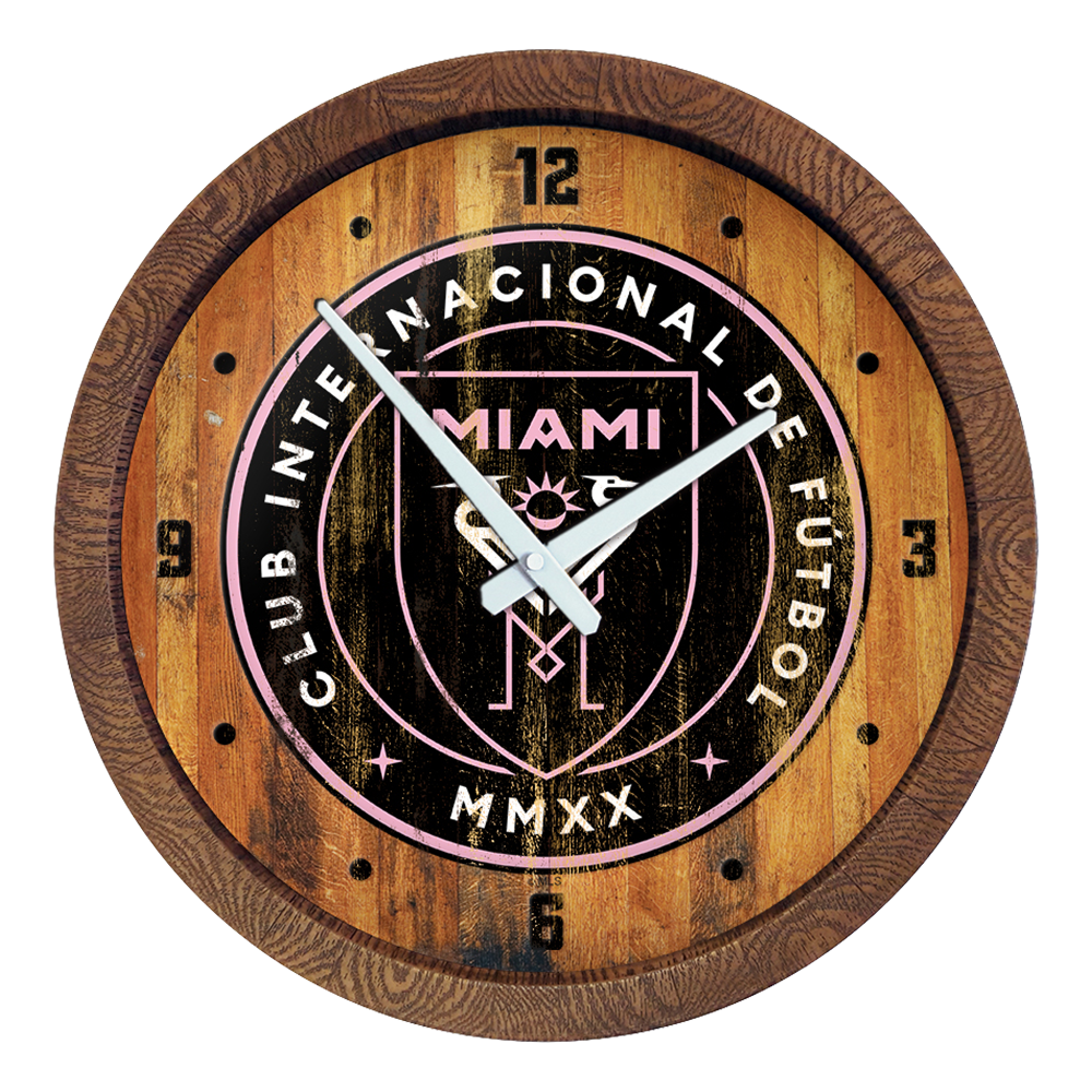 Inter Miami CF: Weathered "Faux" Barrel Top Clock