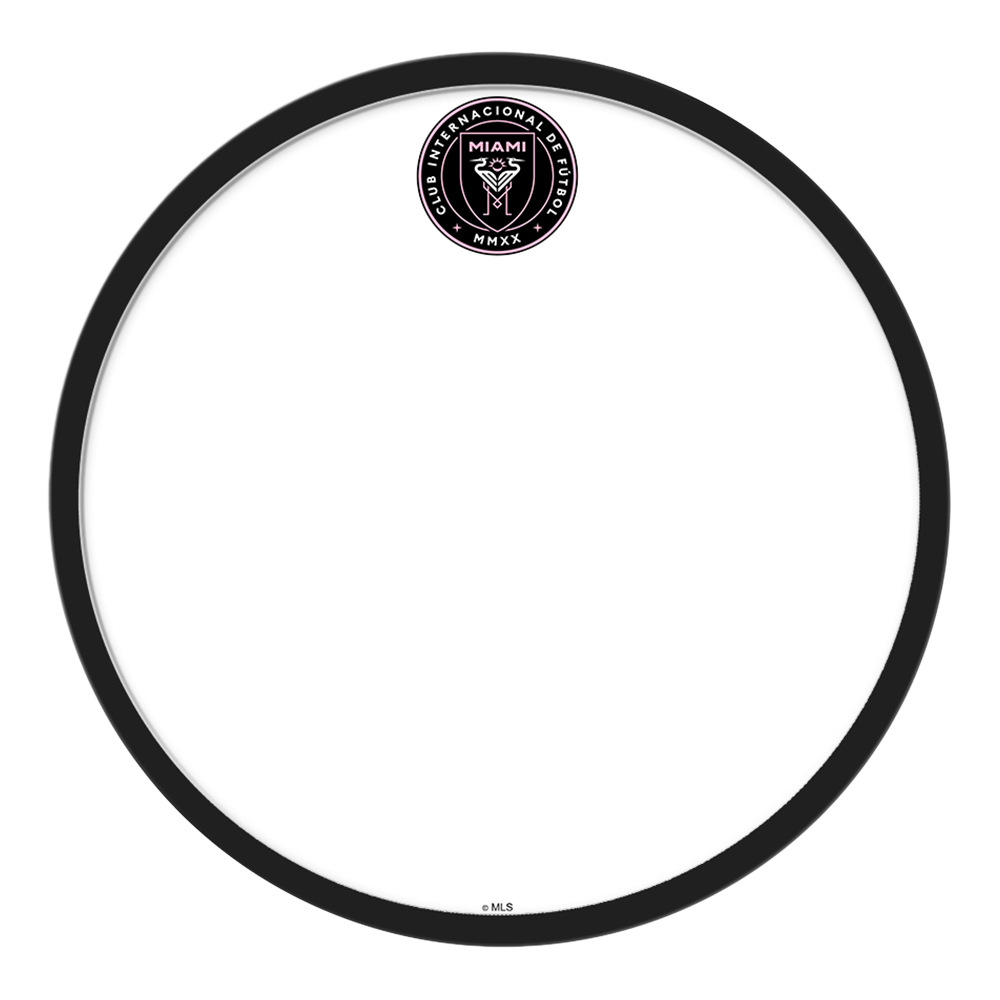 Inter Miami CF: Modern Disc Dry Erase Wall Sign